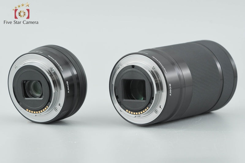 Sony Alpha α6000 ILCE-6000 Black 24.3 MP 16-50 55-210 (Japanese Language Only)