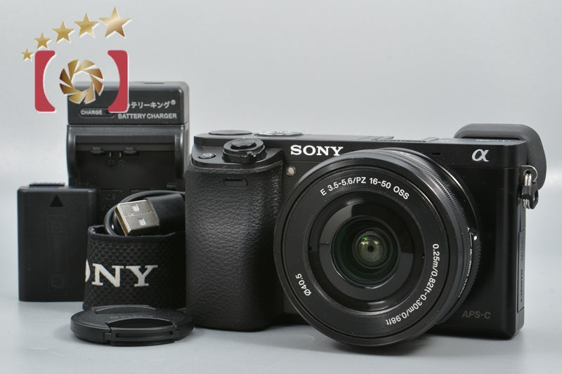 SONY α6000 ILCE-6000L Power Zoom Lens Kit Black