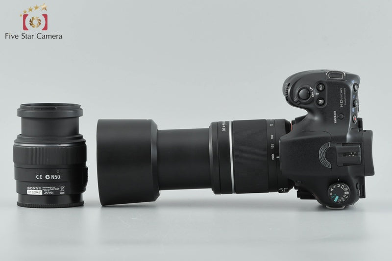 Sony α65 SLT-A65V Double Zoom Lens Kit (Japanese Language Only)