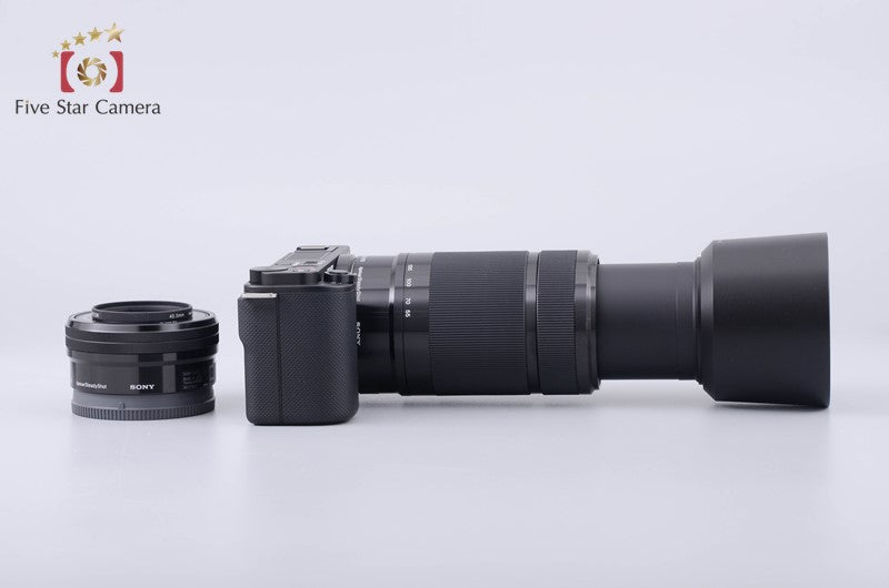 Sony α VLOGCAM ZV-E10Y Double Zoom Kit Black (Japanese Language Only)