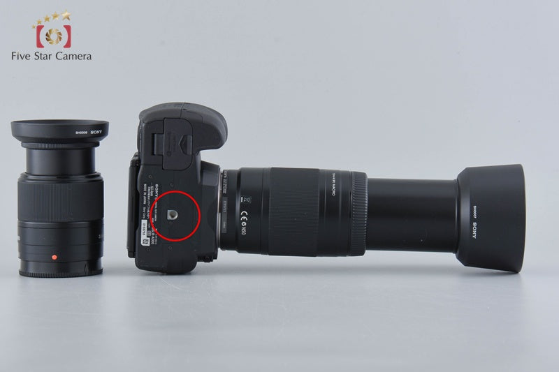 Sony α300 DSLR-A300 Black + 18-70 75-300 Lenses (Japanese Language Only)