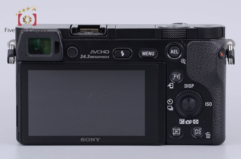 Sony α6000 ILCE-6000 Black Mirrorless Camera (Japanese Language Only)