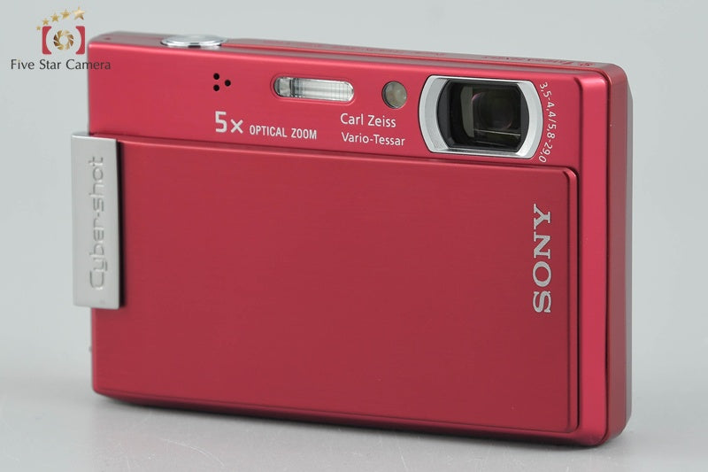 Sony Cyber-shot DSC-T100 Red Digital Still Camera (Japanese Language Only)