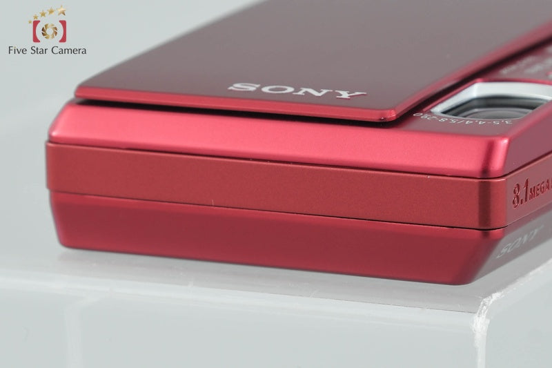 Sony Cyber-shot DSC-T100 Red Digital Still Camera (Japanese Language Only)