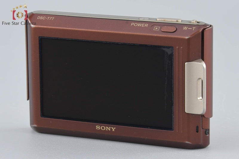 Sony Cyber-shot DSC-T77 Brown Digital Still Camera (Japanese Language Only)
