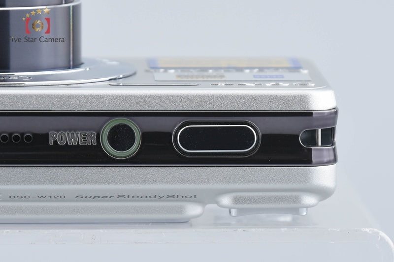 Sony Cyber-Shot DSC-W120 Silver Compact Digital Camera (Japanese Language Only)