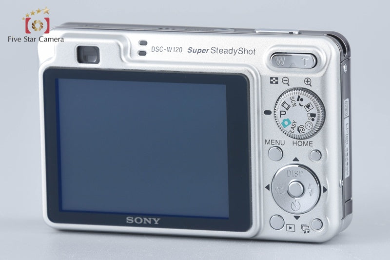 Sony Cyber-Shot DSC-W120 Silver Compact Digital Camera (Japanese Language Only)