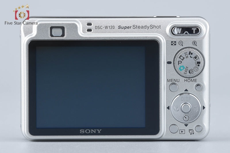 Sony Cyber-Shot DSC-W120 Silver Compact Digital Camera (Japanese Language Only)