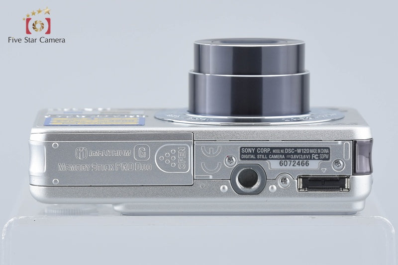 Sony Cyber-Shot DSC-W120 Silver Compact Digital Camera (Japanese Language Only)