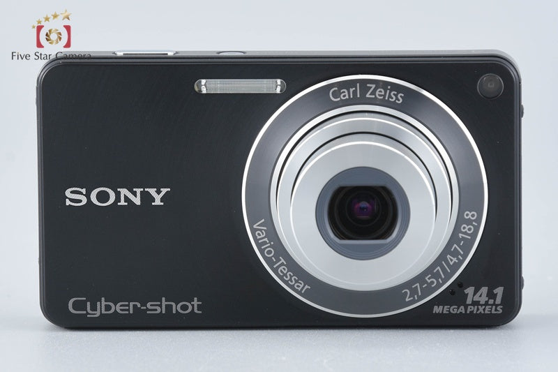 Sony Cyber-shot DSC-W350 Black Compact Digital Camera (Japanese Language Only)