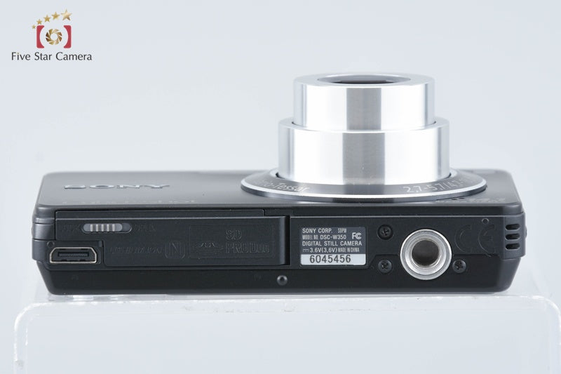 Sony Cyber-shot DSC-W350 Black Compact Digital Camera (Japanese Language Only)