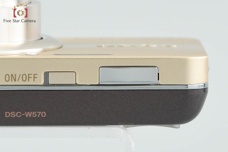SONY Cyber-shot DSC-W570 Gold Compact Digital Camera (Japanese Language Only)