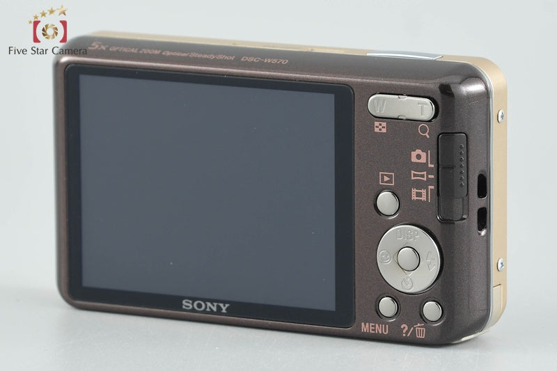 SONY Cyber-shot DSC-W570 Gold Compact Digital Camera (Japanese Language Only)