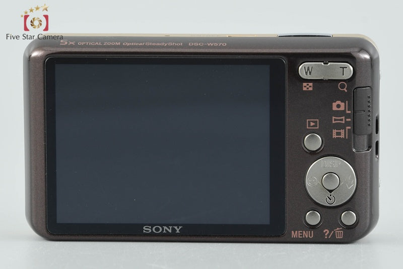 SONY Cyber-shot DSC-W570 Gold Compact Digital Camera (Japanese Language Only)