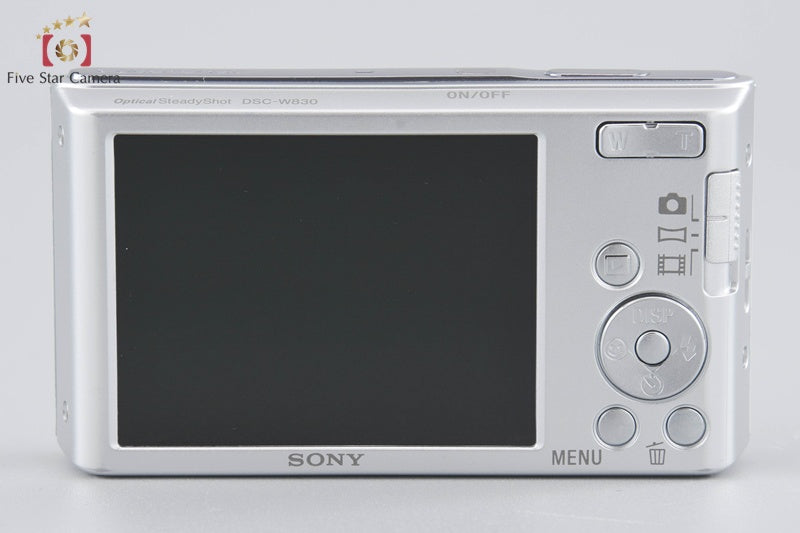 Sony Cyber-Shot DSC-W830 Silver Compact Digital Camera (Japanese Language Only)