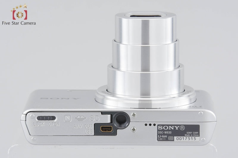 Sony Cyber-Shot DSC-W830 Silver Compact Digital Camera (Japanese Language Only)