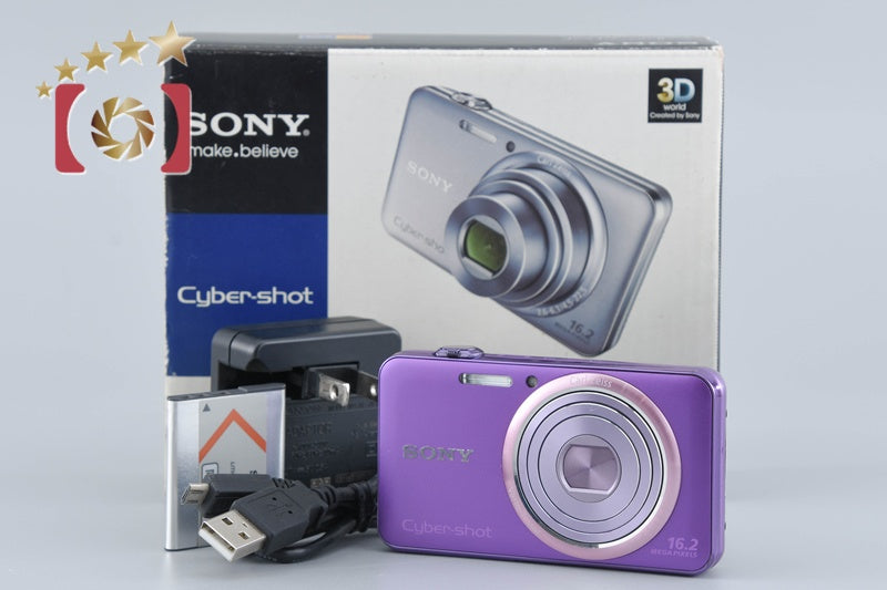 Sony Cyber-shot DSC-WX70 Violet 16.2 MP Camera w/ Box (Japanese Language Only)