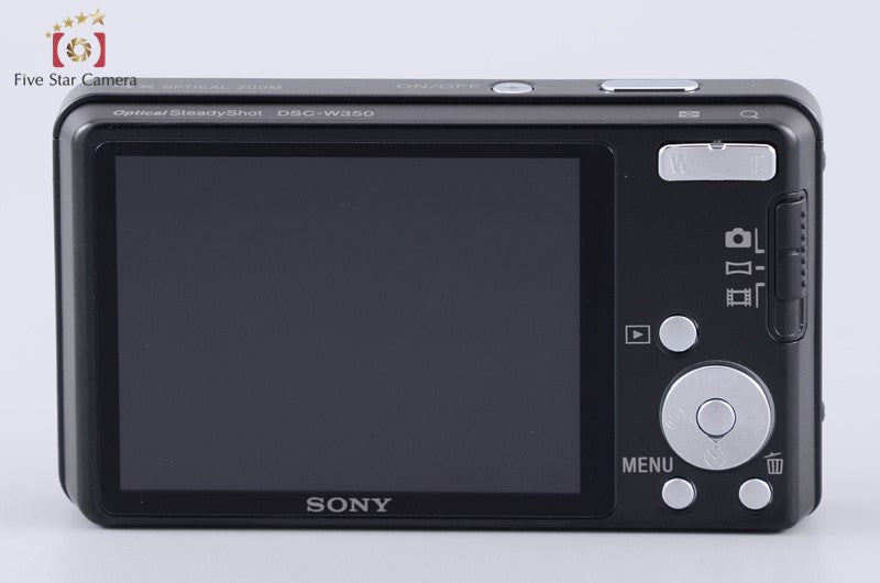 SONY Cyber-shot DSC-W350 Black Compact Digital Camera (Japanese Language Only)