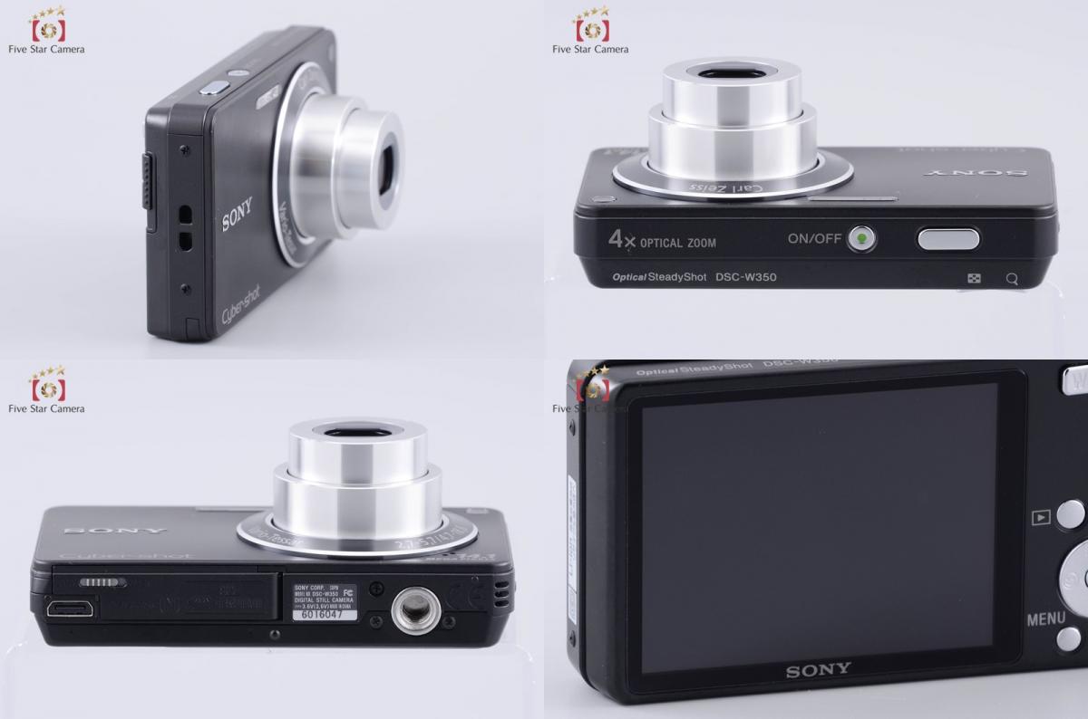 SONY Cyber-shot DSC-W350 Black Compact Digital Camera (Japanese Language Only)
