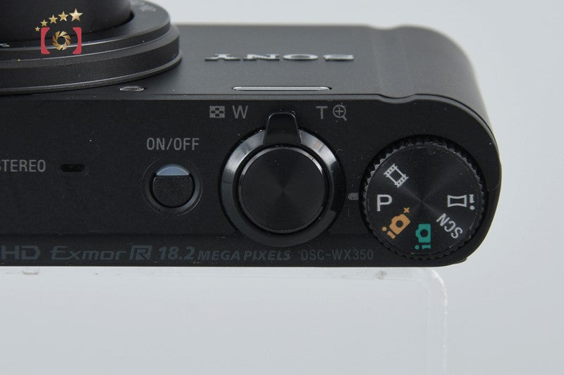 Sony Cyber-shot DSC-WX350 Black Compact Digital Camera (Japanese Language Only)