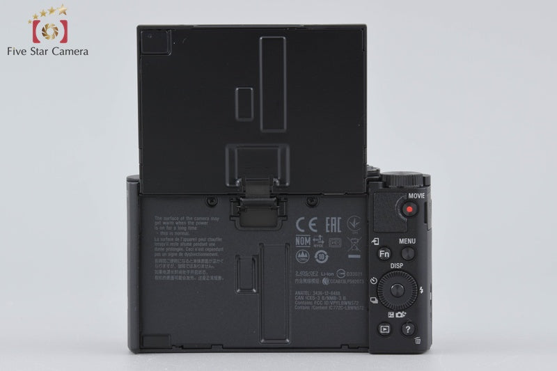 Sony Cyber-shot DSC-WX500 Black Digital Still Camera (Japanese Language Only)