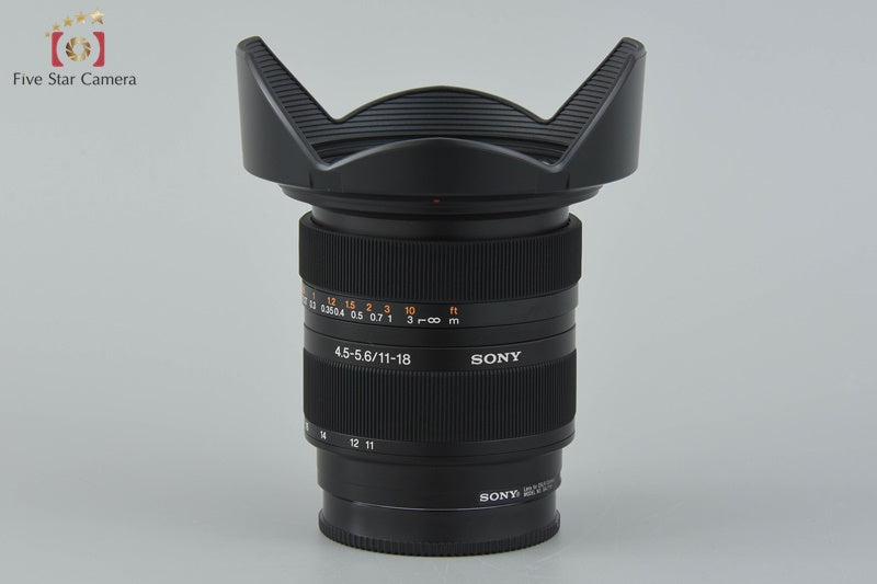 Near Mint!! Sony DT 11-18mm f/4.5-5.6 SAL1118 Sony A Mount Lens