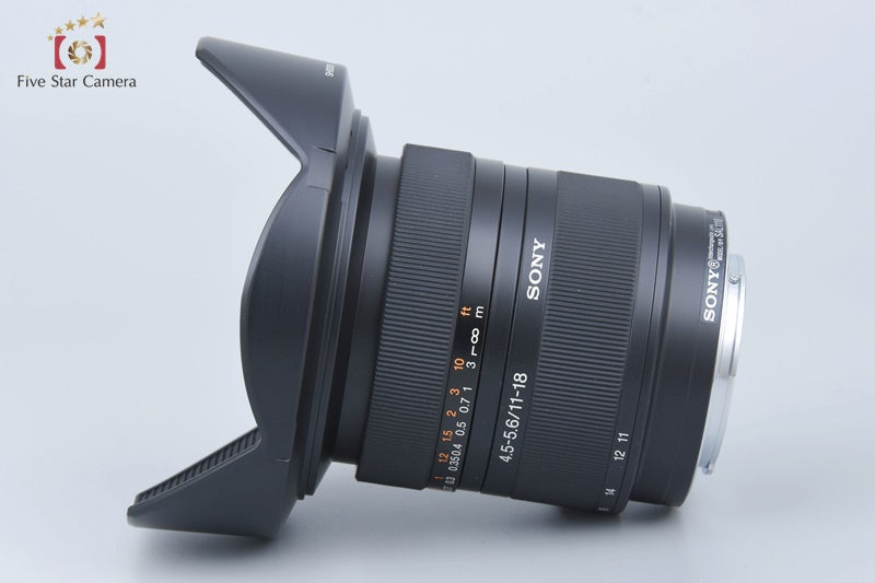 Excellent!! Sony DT 11-18mm f/4.5-5.6 SAL1118 Sony A Mount Lens