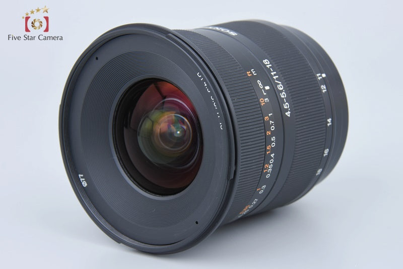 Excellent!! Sony DT 11-18mm f/4.5-5.6 SAL1118 Sony A Mount Lens
