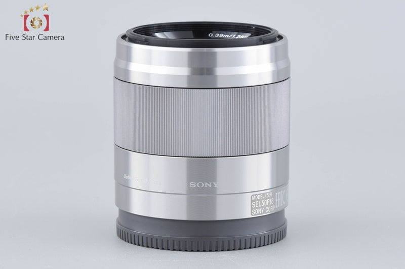 SONY E 50mm f/1.8 OSS SEL50F18 Silver [Near Mint]