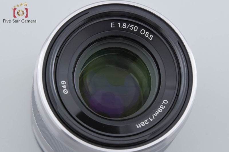 SONY E 50mm f/1.8 OSS SEL50F18 Silver [Near Mint]