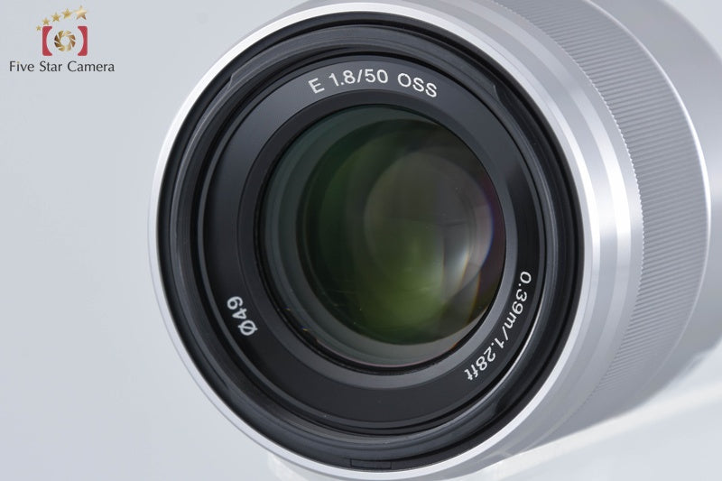 SONY E 50mm f/1.8 OSS SEL50F18 Silver [Near Mint]