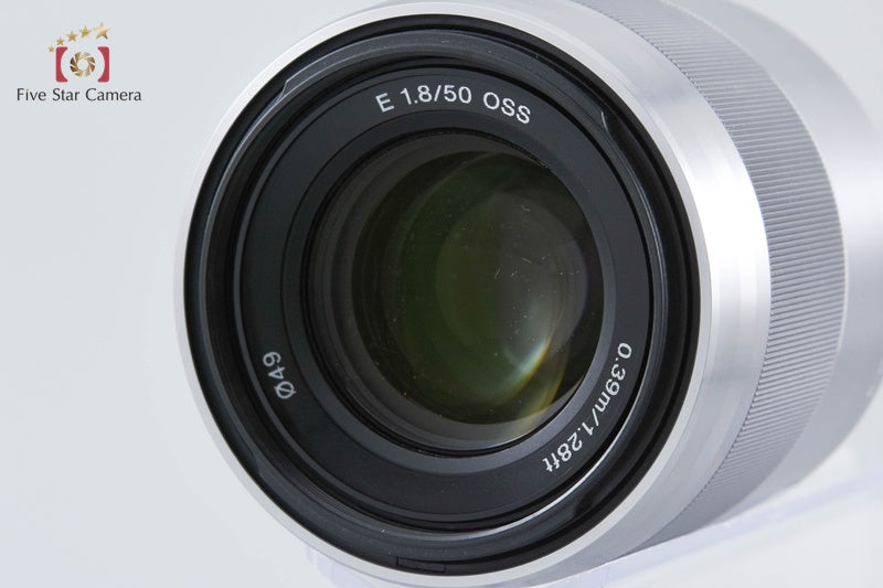 SONY E 50mm f/1.8 OSS SEL50F18 Silver w/ Box