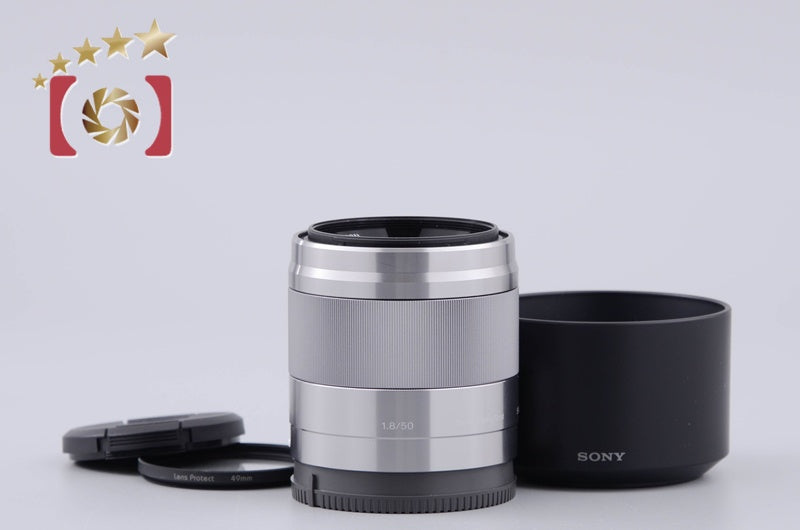 SONY E 50mm f/1.8 OSS SEL50F18 Silver [Excellent]