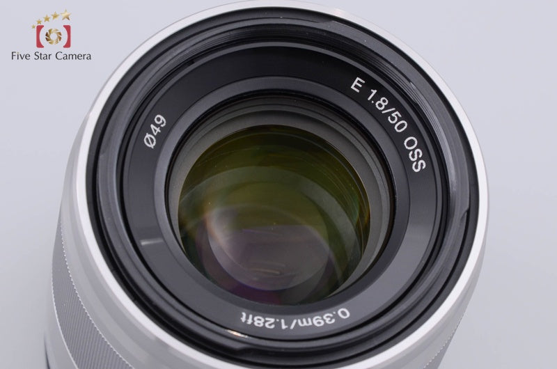 SONY E 50mm f/1.8 OSS SEL50F18 Silver [Excellent]