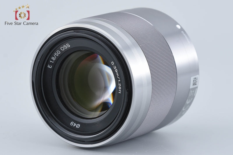 SONY E 50mm f/1.8 OSS SEL50F18 Silver w/ Box