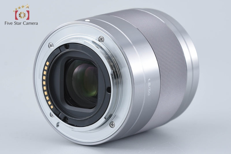 SONY E 50mm f/1.8 OSS SEL50F18 Silver w/ Box