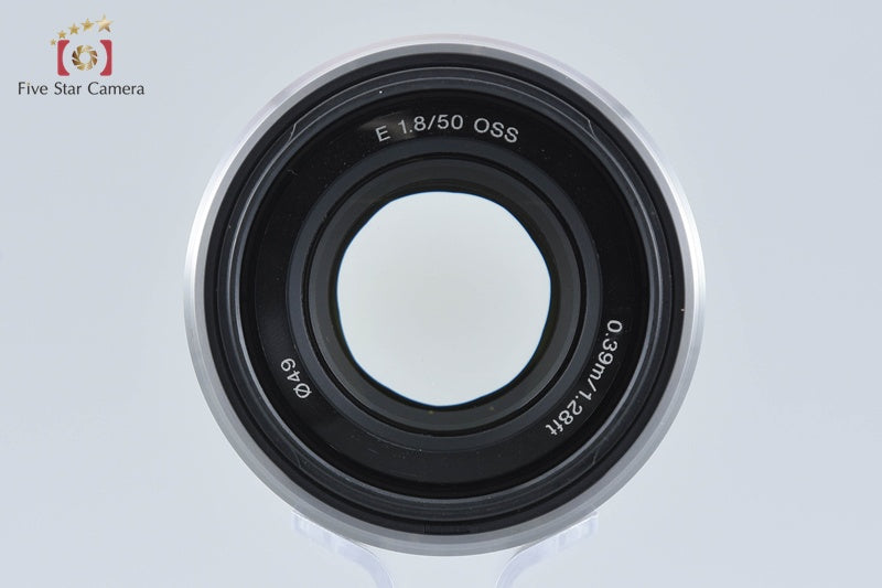 SONY E 50mm f/1.8 OSS SEL50F18 Silver w/ Box