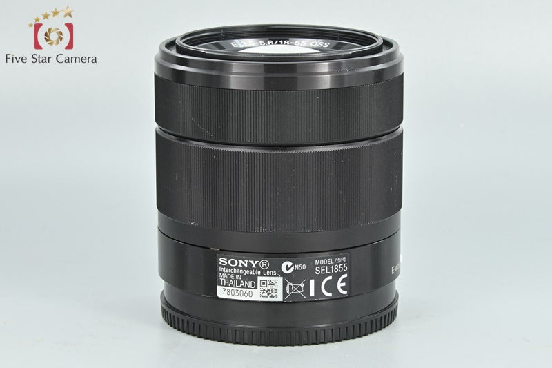 SONY E 18-55mm f/3.5-5.6 OSS SEL1855 Black