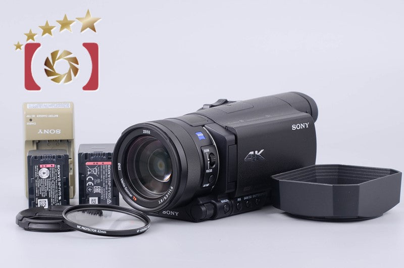 Sony Handycam FDR-AX100 video camera (Japanese Language Only)