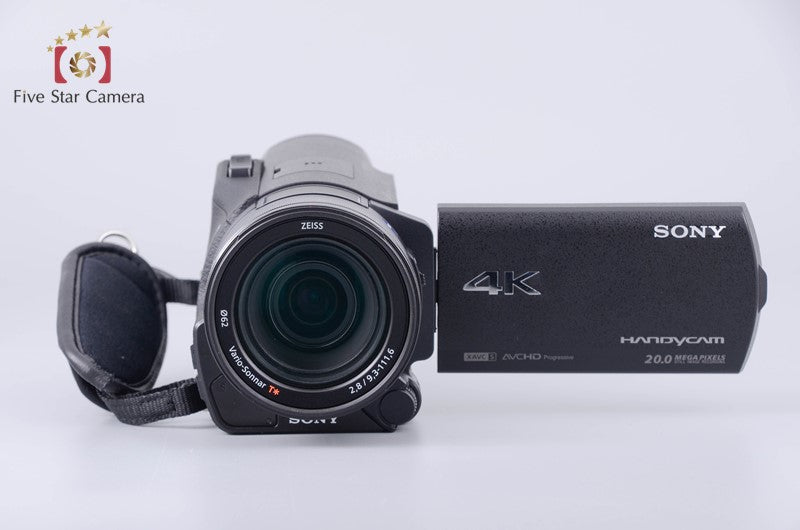 Sony Handycam FDR-AX100 video camera (Japanese Language Only)