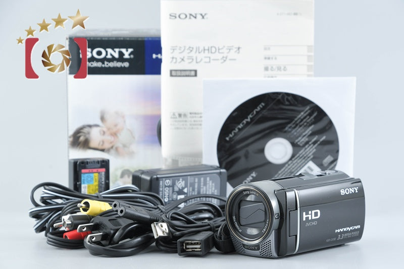 Sony Handycam HDR-CX180 Black Video Camera (Japanese Language Only)