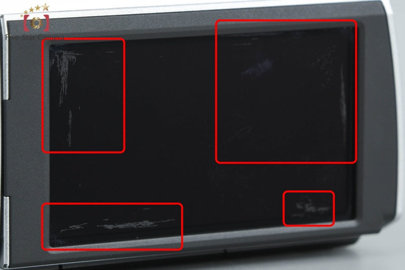 Sony Handycam HDR-CX370V Silver Video Camera (Japanese Language Only)