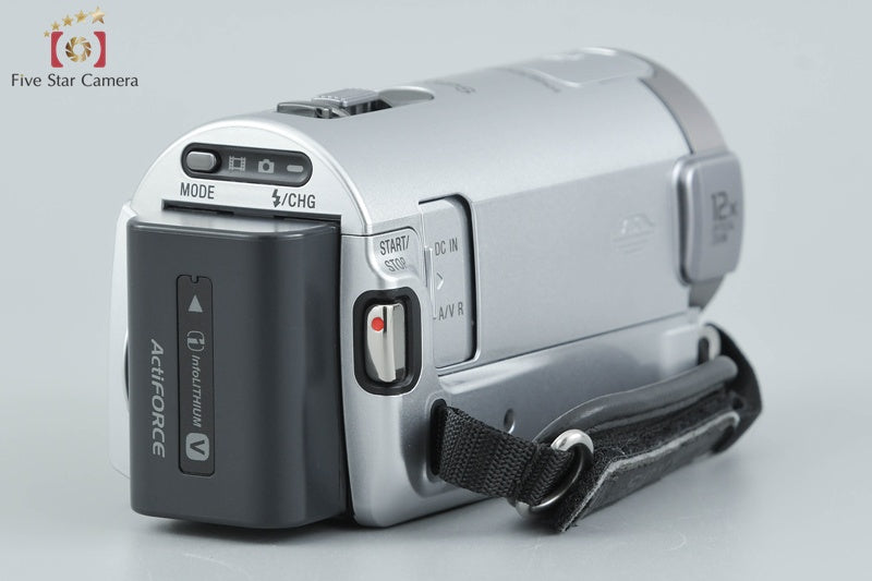 Sony Handycam HDR-CX370V Silver Video Camera (Japanese Language Only)