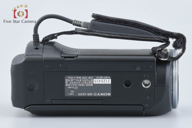 SONY HANDYCAM HDR-CX470 Black Digital HD Camcorder Japanese Only