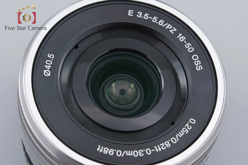SONY E PZ 16-50mm f/3.5-5.6 OSS SELP1650 Silver Sony E Mount [Very Good]