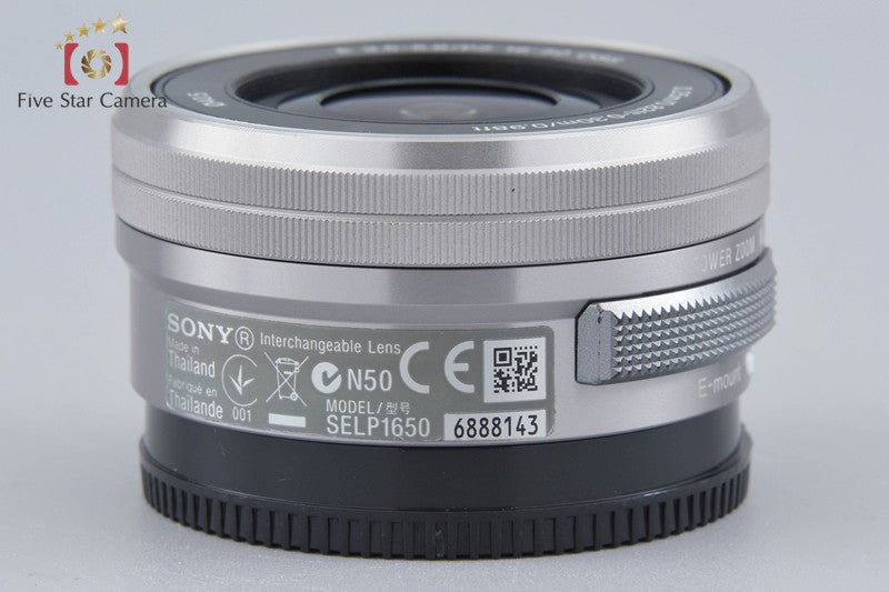 SONY E PZ 16-50mm f/3.5-5.6 OSS SELP1650 Silver Sony E Mount [Very Good]