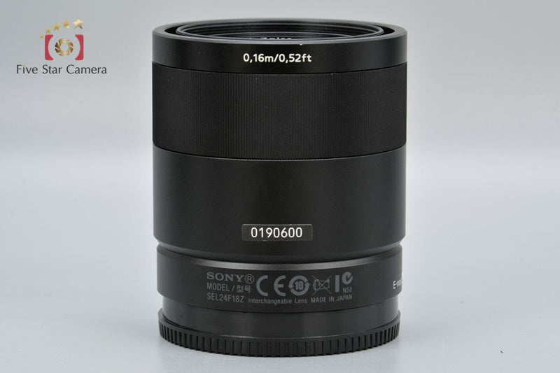 Sony Carl Zeiss Sonnar E 24mm f/1.8 ZA T* SEL24F18Z