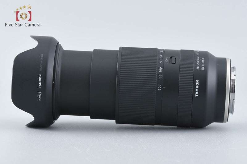 Tamron A071 28-200mm f/2.8-5.6 Di III RXD for SONY E Mount