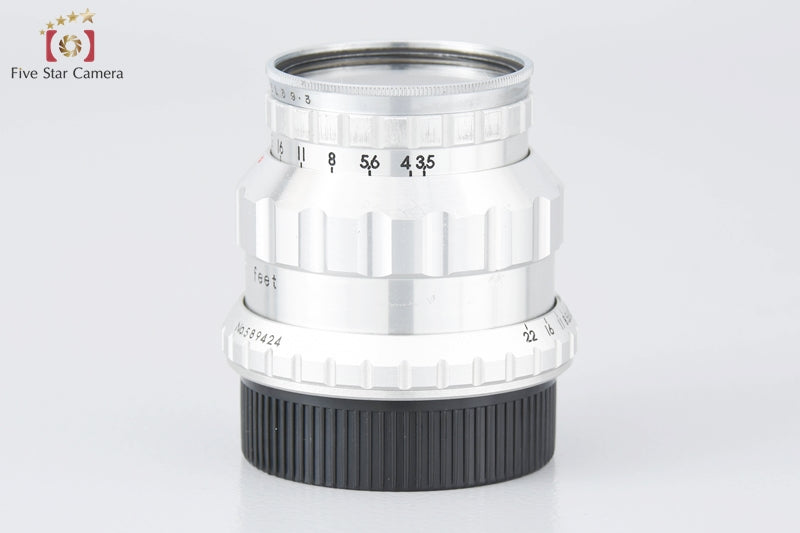 2023.01 Overhauled!! Tokyo Kogaku Topcor 50mm f/3.5 L39 LTM Leica Thread Mount
