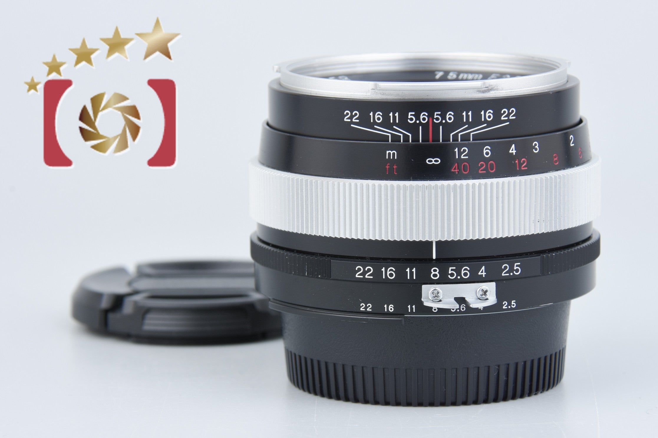 Very Good!! Voigtlander COLOR-HELIAR 75mm f/2.5 SL for Nikon F Mount